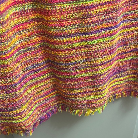 Colorful Striped Sweater Dress - Picture 4 of 6